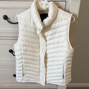Talbots Cream Puffer Vest for Women